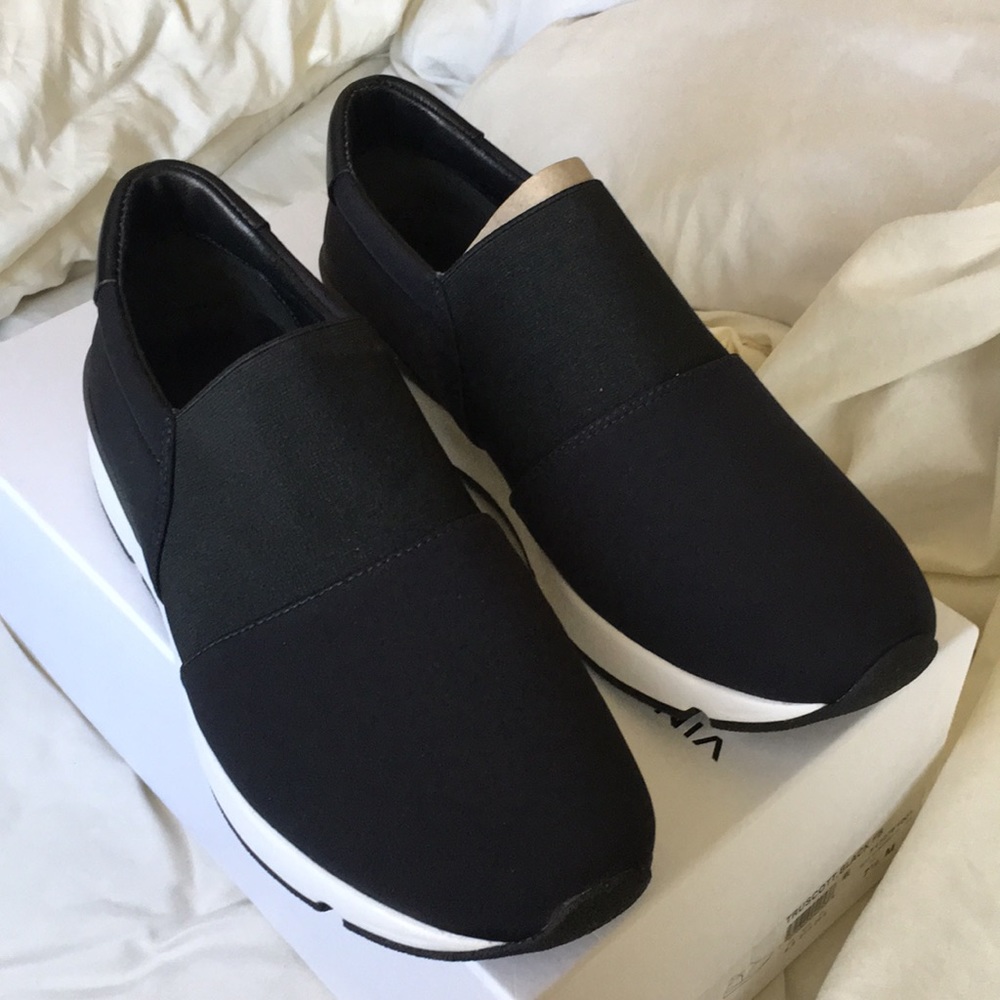 Black sneakers